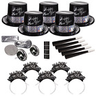 010372329524 Party Time Manufacturing Silver Fantasy New Year Kit