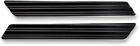 04-501-1 Joker Machine Saddlebag Hinge Inserts Black Finned