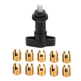 M525-a067 10pcs Batwing Fairing Replacement Brass Insert Repair Kit Fit Touring 97-13