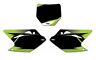 12-64134 Factory Effex Number Plate Backgrounds Decal Graphic Black Green Kawasaki