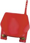 1209-33 Cycra Number Plate Stadium Front Plastic Red For Use On