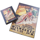1286 Motorcycle Parts Milwaukee Mile Poster Puzzle