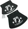 1420-0045 Drag Specialties Rubber Mud Flaps Medium