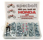 150pcs Cr-150 Specbolt Honda Fasteners Bolt Kit Cr80 Cr85 Cr125 Cr250 Cr450 Cr500 Race Repair