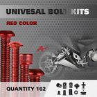 162pcs Unbranded Generic Red Fairing Bolt Kit Fastener Nut Screw Fit Aprilia Rs125 Rs250 U