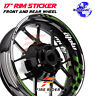 Aa01 17 Inch Wheel Stickers For Hayabusa Gsx1300r 99-20 16 18 19