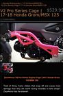 17grmv2pro Honda Grom Zurs Armor Stunt Cage Bare