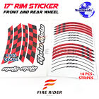 Wsgp01kxx17magw129 17inch White Wheel Rim Decals Aa01 Kit For Aprilia Tuono V4 1100 Rr 15-20 17 18