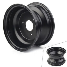 1x Steel Black 19x7.0-8 8 Inch 3 Hole Front Wheel Hub Rim For Atv Sunl Taotao