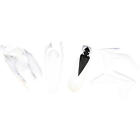 2250390002 Acerbis Plastics Kit White Ktm 250 Xcf-w 2012-2013