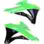 2374071089 Acerbis Radiator Shrouds Green Black Fits Kawasaki Kx85 2014-2016