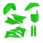 Kx85-kx100 2374110235 Acerbis Full Plastics Kit Fluorescent Green Kawasaki 889143564088
