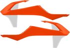 508-673-2702 2421085321 Acerbis Radiator Shrouds Orange-white