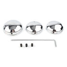 82yf749 3 Pcs Motorcycle Upper Fork Stem Nut Covers Kit For Harley 86-17 Flstc Flstf Fxd