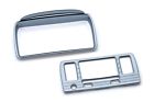 419799 Kuryakyn Stereo Trim Face Plate Accent For Harley Fltr Chrome