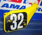 47111-01b01-25y Suzuki Side Cover Right Number Plate Vtg Motocross