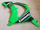 55057-5097-h8 Kawasaki Ninja Black Green Left Lower Fairing Cowl