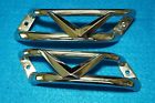 66034-96 Pair Genuine Harley Davidson Logo Chrome Wing Side Cover Guard 66034-96 Pair Genuine Harley Davidson Logo Chrome Wing Side Cover Guard