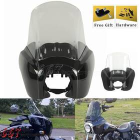 T-012-bkcl 667motorsports For Harley Dyna Street Bob Fxdb Wide Super Glide Front Fairing Windshield Kit T-012-bkcl 667motorsports For Harley Dyna Street Bob Fxdb Wide Super Glide Front Fairing Windshield Kit