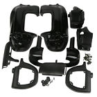 723044199140 Unbranded Black Lower Vented Leg Fairing For Harley