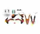77708990200 Ktm New Factory Graphics Kit Sx Xc Xc-f Sx-s 2013-2014