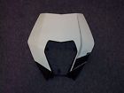 7800800100020 Ktm New White Headlight Mask Plastic Xc Exc