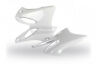 8426000001 Polisport Radiator Shrouds Scoops Shroud White Yamaha