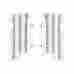 8459900001 Polisport 2 White Radiator Guards Covers Shields Honda Cr 125 250 Crf 450r 450