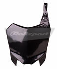 8658800003 Polisport Front Number Plate Black