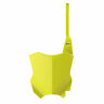 8665900004 Polisport Front Number Plate Flo Yellow Kawasaki
