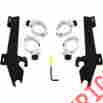 Meb1999 88-95 Memphis Shades Batwing Fairing Mount Kit Black Harley-davidson Xlh883dlx