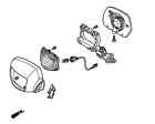 88110-mca-a00zh Honda New Oem Genuine Goldwing Complete Blue Right Mirror