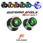 Frwus-mc-sp02-xx-m8-pnka07 8mm Billet Racing Swingarm Ribbon Spools For Z900 17-18 17 18
