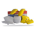Rm125-250 90095 Polisport Mx Plastic Kit Fender Scoops Yellow White Suzuki