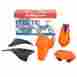 90121 Polisport Plastic Kit Ktm Sx Sx-f Xc Xc-f 2007 2008 2009 2010 Orange Black
