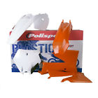 90451 Polisport Mx Plastic Kit Fender Scoops Orange Ktm