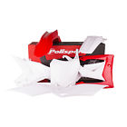 90536 Polisport Mx Plastic Kit Fender Scoops White Red Honda