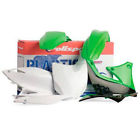 90632 Polisport Mx Plastic Kit Fender Scoops Green White 5604415061769