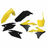 90839 Polisport Complete Plastic Kit Set Yellow Black Suzuki