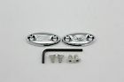 Mt222-008cr 929 Plates Mirror Block 954rr Honda F4i Motor 600f4 Chromed Base Cbr 600