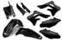 1cyc-9307-12 9307-12 Cycra Powerflow Plastic Body Kit Black Kawasaki Kx250f 2013-2014