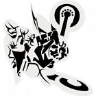 98-0378 Attack Graphics Rider Decals Tail Whip White 98-0378 Attack Graphics Rider Decals Tail Whip White
