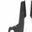 Mem8892 98-10 Memphis Shades Batwing Plate Kit Blk For Yamaha Xvs650a V-star Classic