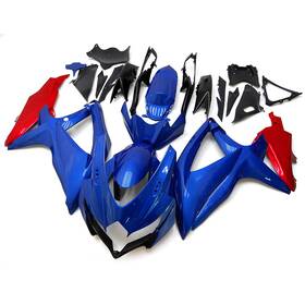 Fwk8-118 9sparts Red Blue Abs Fairings For Suzuki Gsxr600 Gsxr750 K8 2008 2009 2010 Bodywork Set