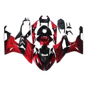 Fws1000rr2015-52 9sparts Candy Red Black Plastic Fairing Cowling For Bmw S1000rr 2015 2016 15 16 Bodywork