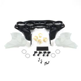 Sj-hl1584-174 9sparts Black Double Din Inner Batwing Fairing Cover For Harley Street Glide 2015-2023