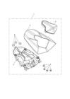 A9708343-cw Triumph Daytona Seat Cowl Kit Painted