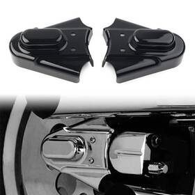 Abcfiveus 331234287760 Phantom Cap Covers Abs For Harley Softail Fxst/c 1986-2007 Glossy Black Usa 2pcs