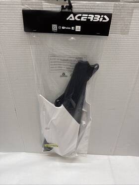 0017558.237 Acerbis Coppia Fianchetti Posteriori Per Yamaha Wrf 250 2015 Bianco