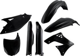 2198050001 Acerbis Full Plastic Kit Black Kawasaki Kx250f 09 10 11 12 Wp